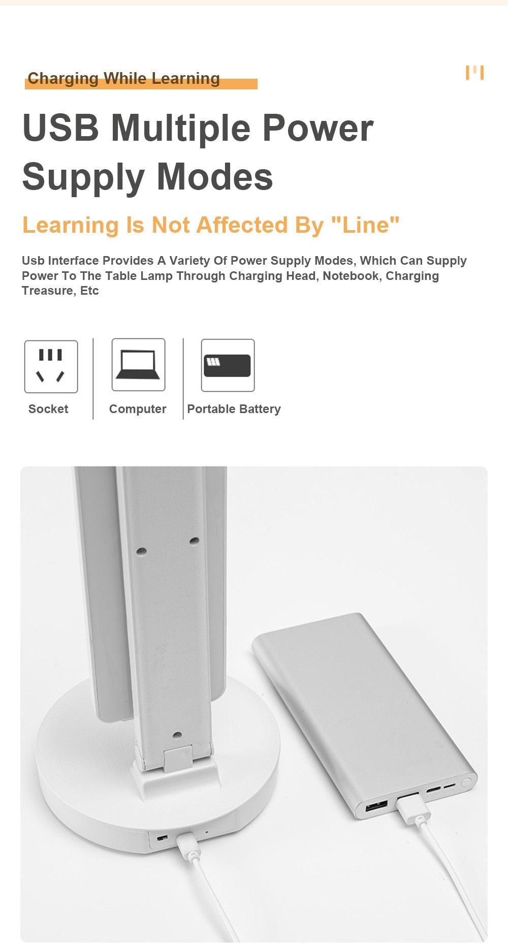 Double Lamp Cap Led Foldable Reading Lamp For Children&