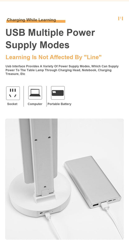 Double Lamp Cap Led Foldable Reading Lamp For Children&