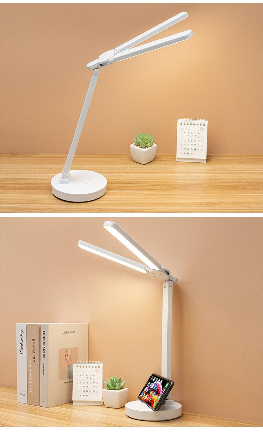 Double Lamp Cap Led Foldable Reading Lamp For Children&