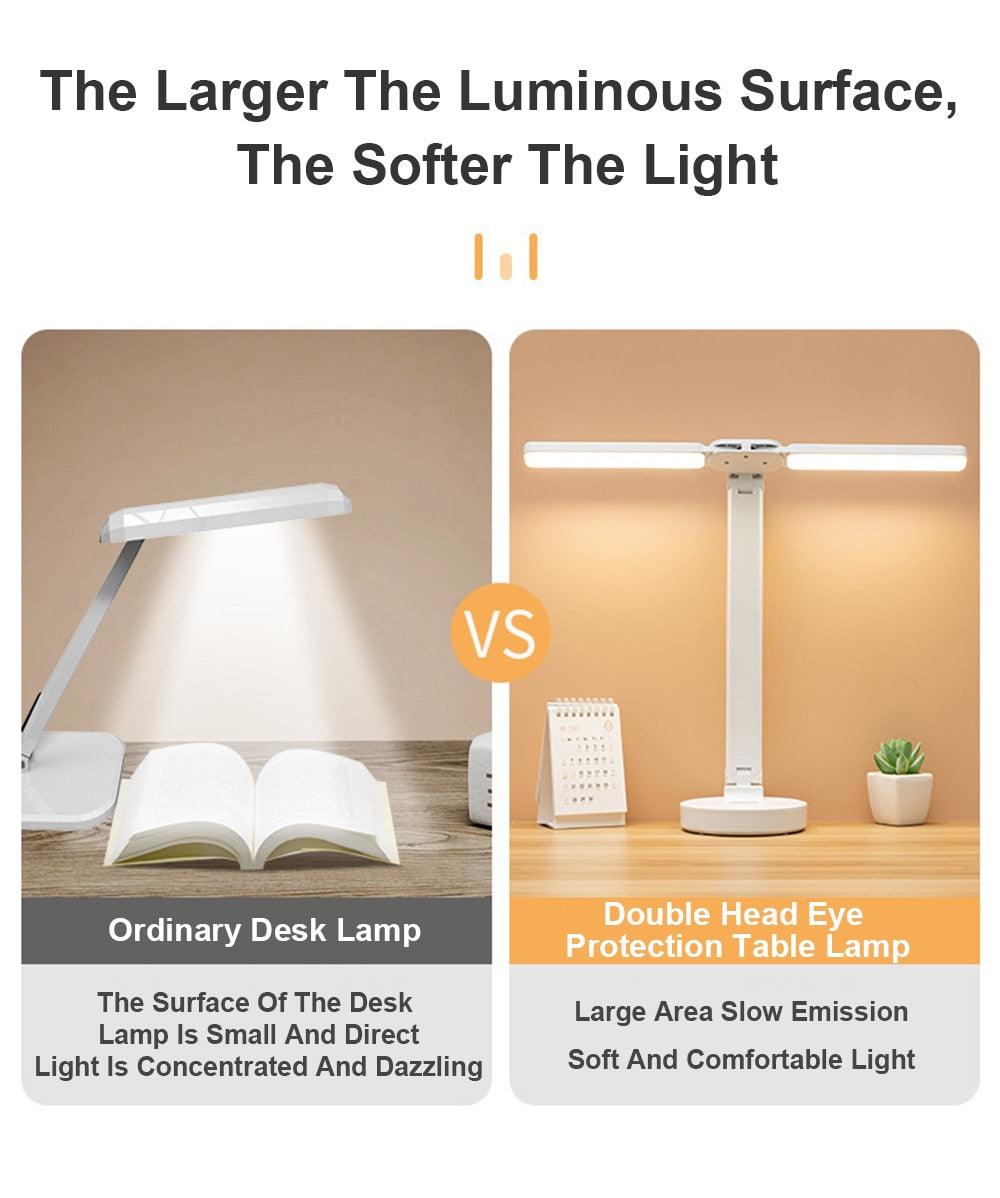 Double Lamp Cap Led Foldable Reading Lamp For Children&