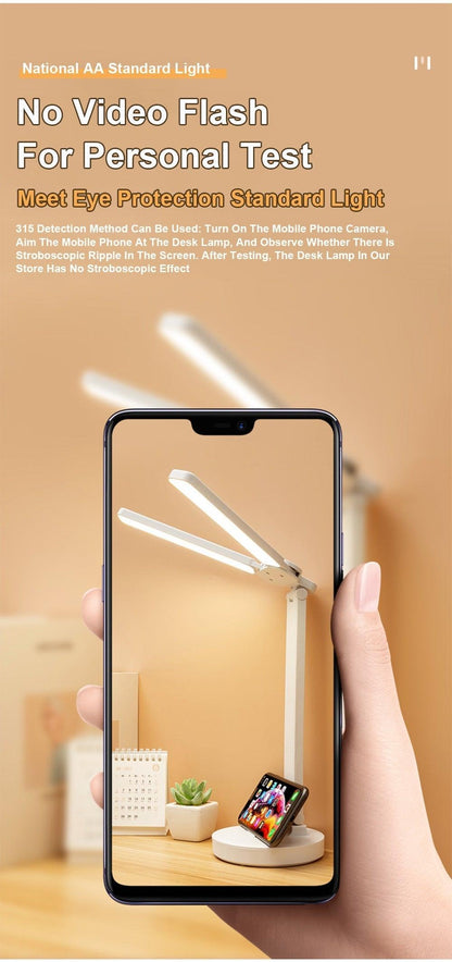 Double Lamp Cap Led Foldable Reading Lamp For Children&