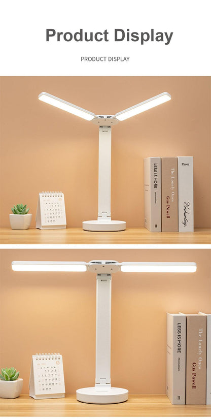 Double Lamp Cap Led Foldable Reading Lamp For Children&
