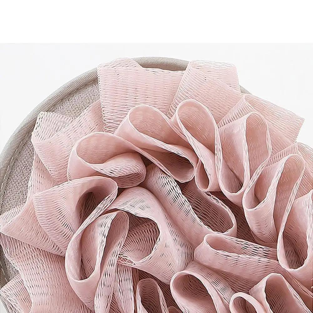 Double Sided 1PC Portable Scrub Bath Sponge For Shower Scrubber Body Cleaning Brush Elegant Gloves Shower Massage Towel Ball Bath Accessories