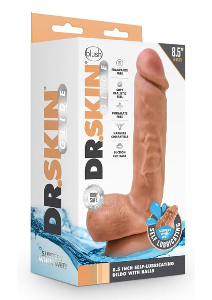 Dr. Skin Glide Self-Lubricating Soft Dildo