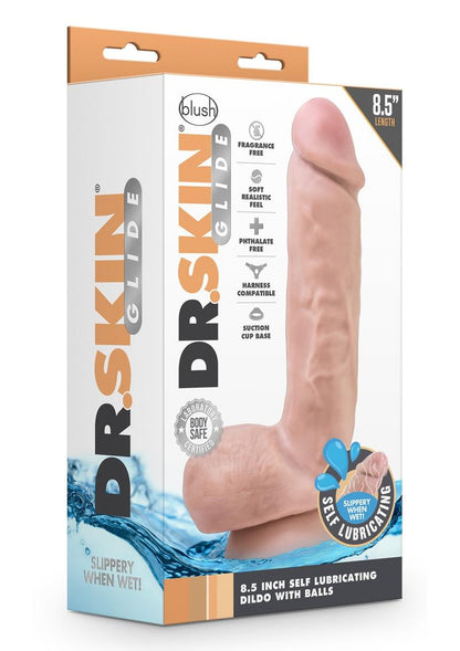 Dr. Skin Glide Self-Lubricating Soft Dildo