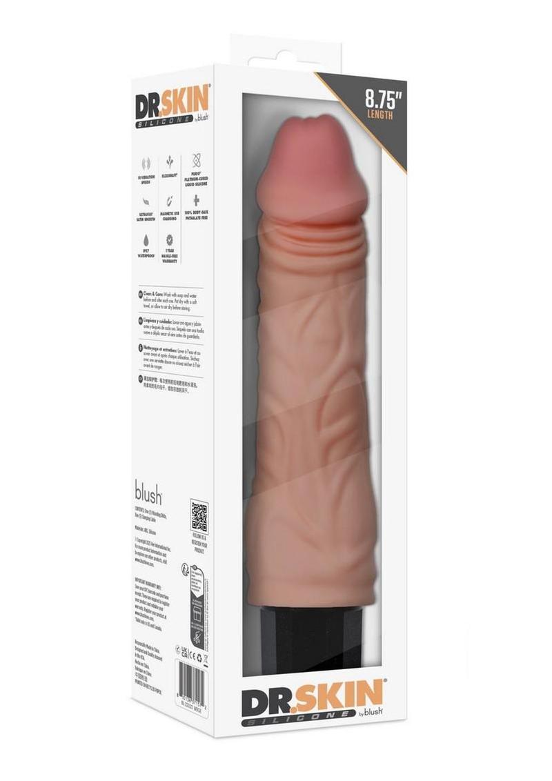 Dr. Skin Silicone Realistic Vibrating Dildo