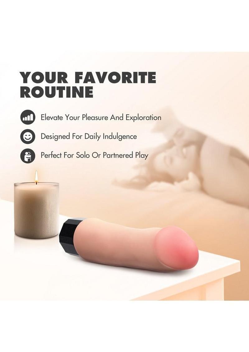 Dr. Skin Silicone Realistic Vibrating Dildo