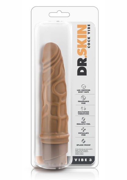 Dr. Skin Cock Vibe 3 Silver Collection Vibrating Dido