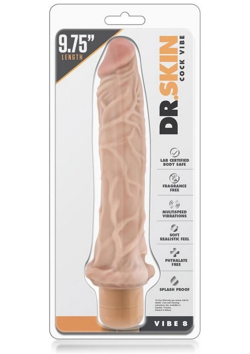 Dr. Skin Fragrance-Free Cock Vibe Vibrating Dildo