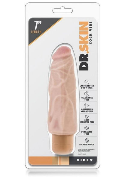 Dr. Skin Silver Collection Cock Vibrating Dildo