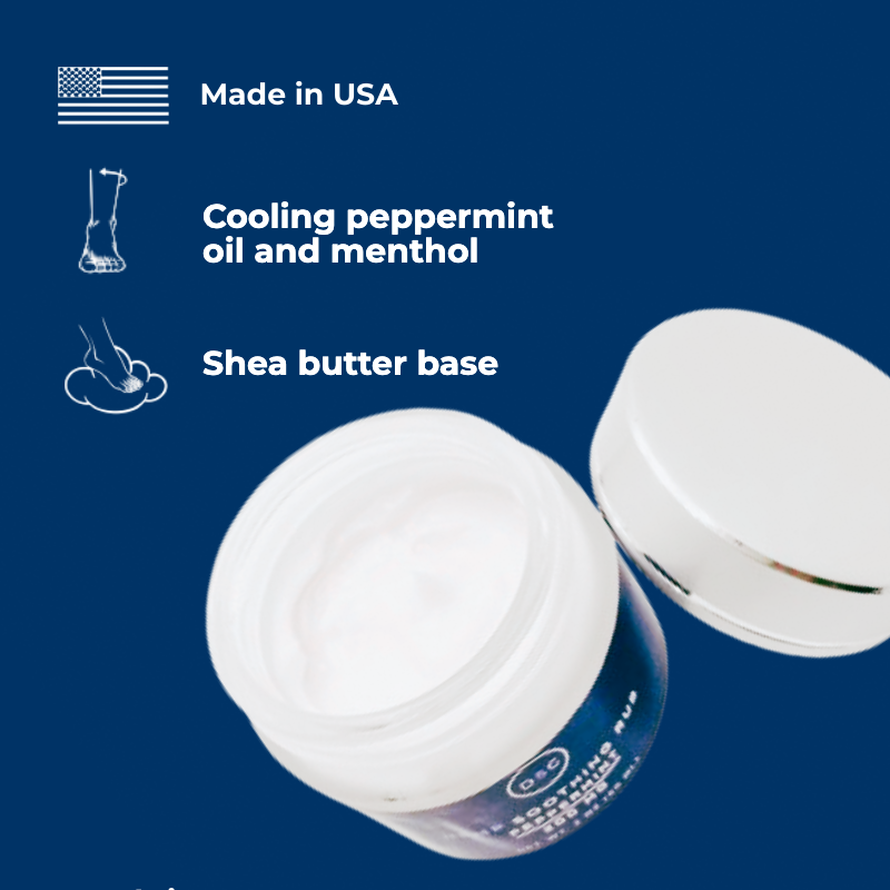 DSC Cooling Peppermint Hemp Cream for Feet &amp; Legs