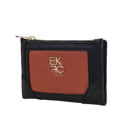 MKF Collection Sonnet Bi-Fold Wallet with Zip Coin Pocket for Women by Mia K