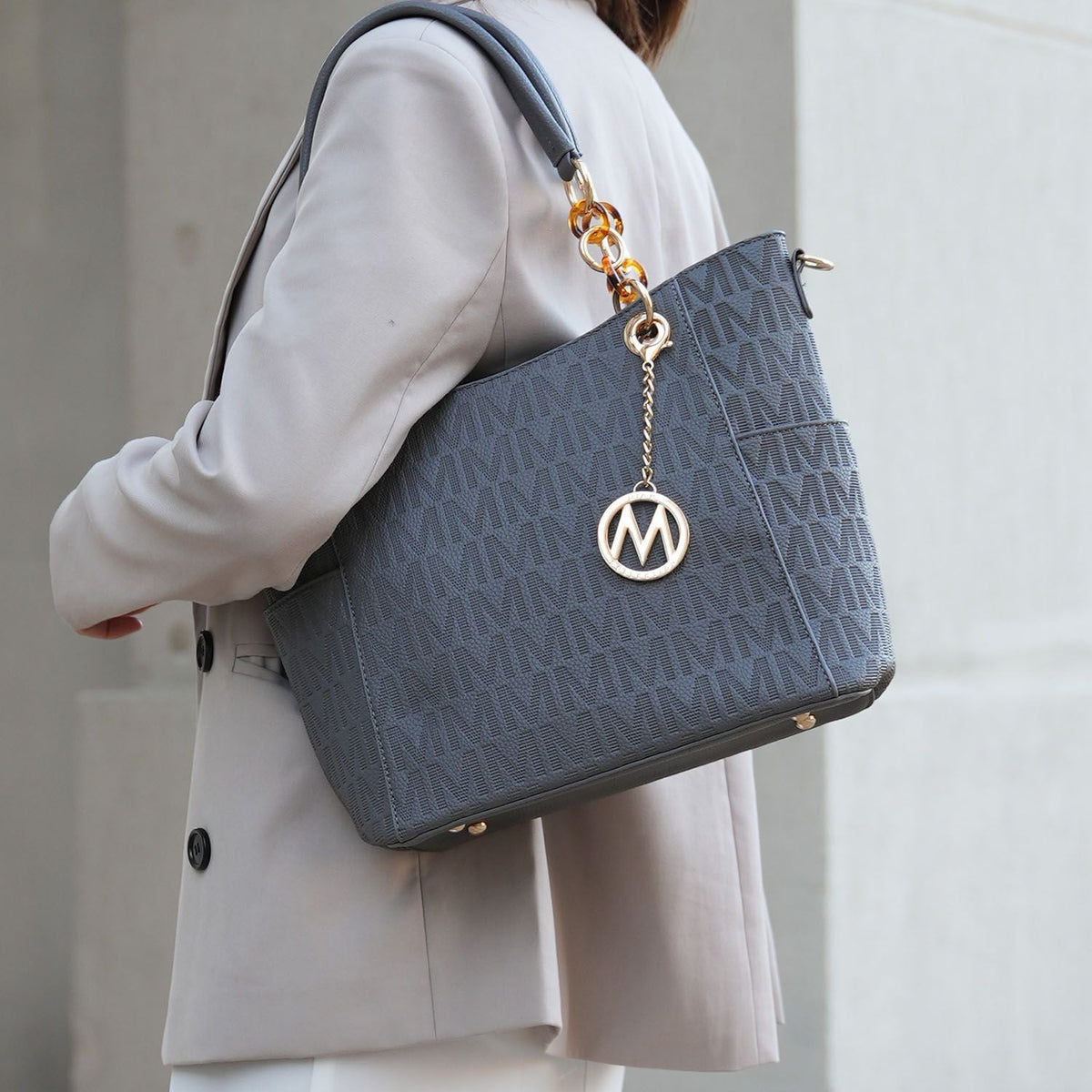 MKF Collection Rylee Vegan Leather Women Tote Handbag by Mia k