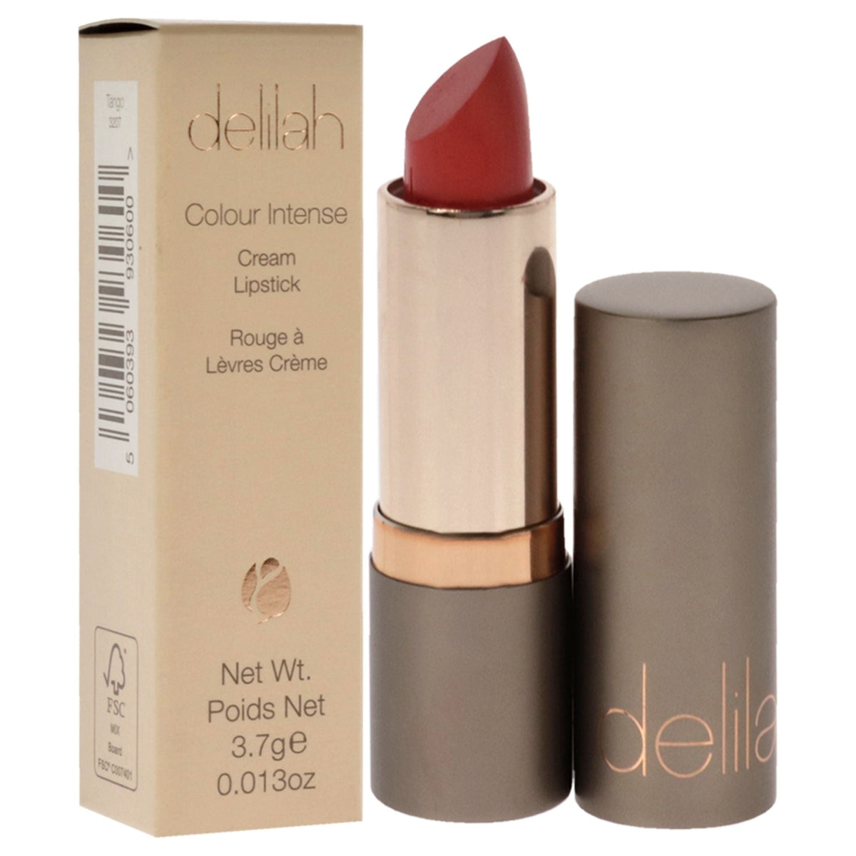 Colour Intense Cream Lipstick - Tango by Delilah for Women - 0.013 oz Lipstick