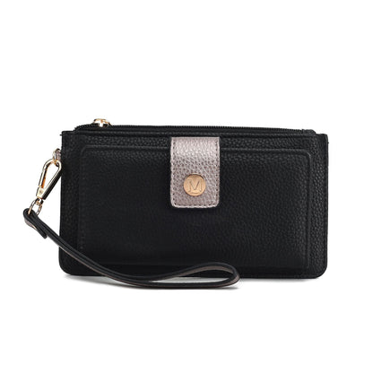 MKF Collection Olympe Vegan Leather Women Wristlet Wallet by Mia K