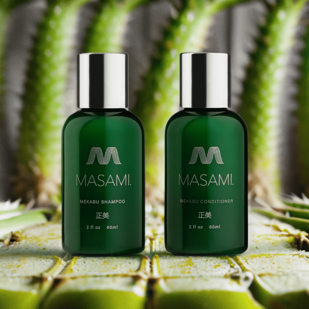 MASAMI Mekabu Hydrating Travel Shampoo &amp; Conditioner