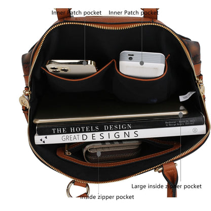MKF Collection Frida Satchel Handbag and Wallet by Mia k