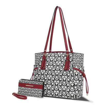 MKF Collection Pauline Tote Bag with Wallet by Mia K