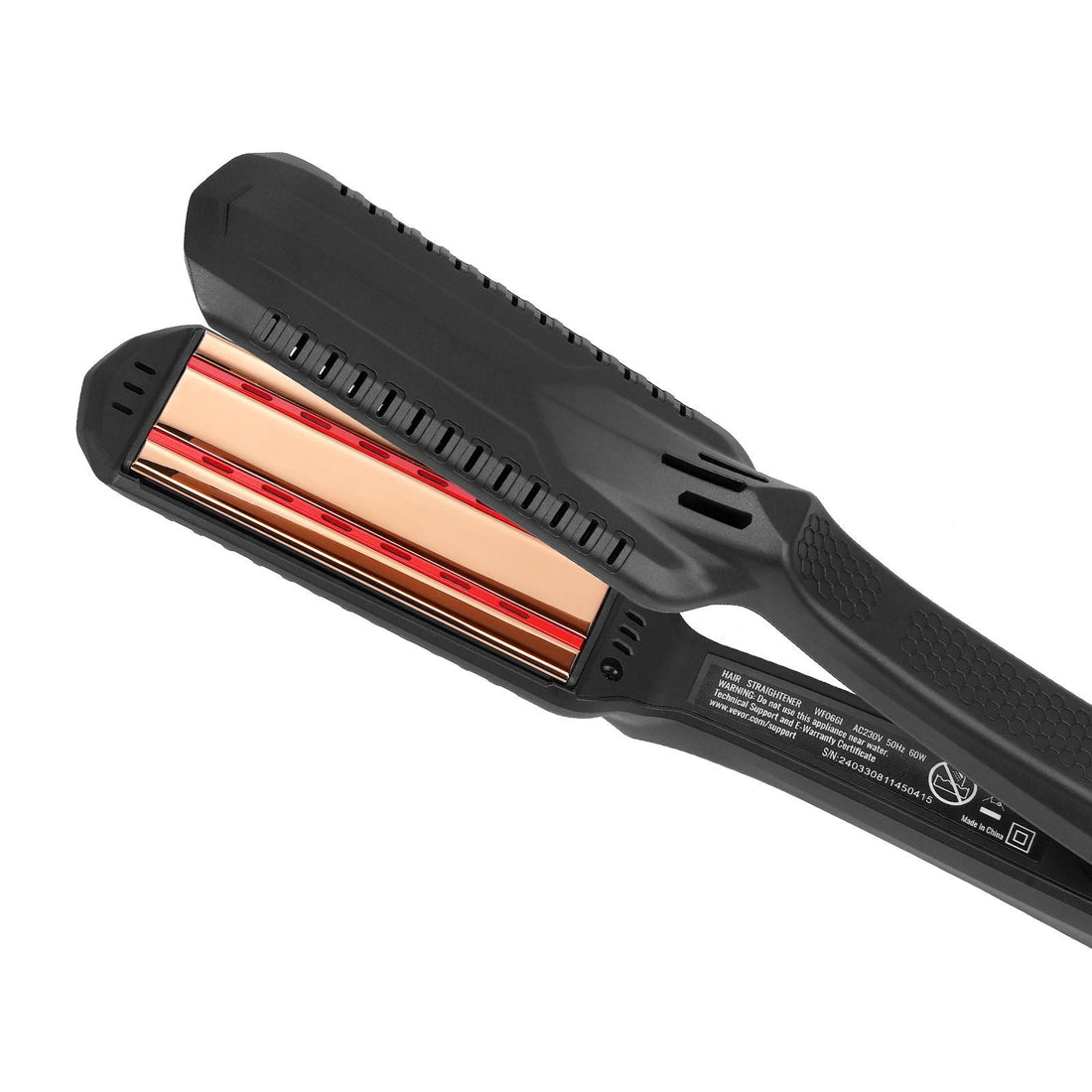 Hair Straightener, 1.5-inch Titanium Flat Iron, Dual Infrared Hair Straightener Flat Iron with LCD Display and 19 Temp Levels - 210 to 450 F, Fast Heating Hair Iron for Salon Home Travel Use