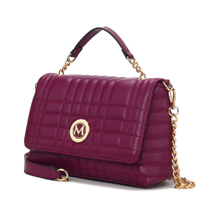 MKF Collection Lola Quilted Vegan Leather Women&