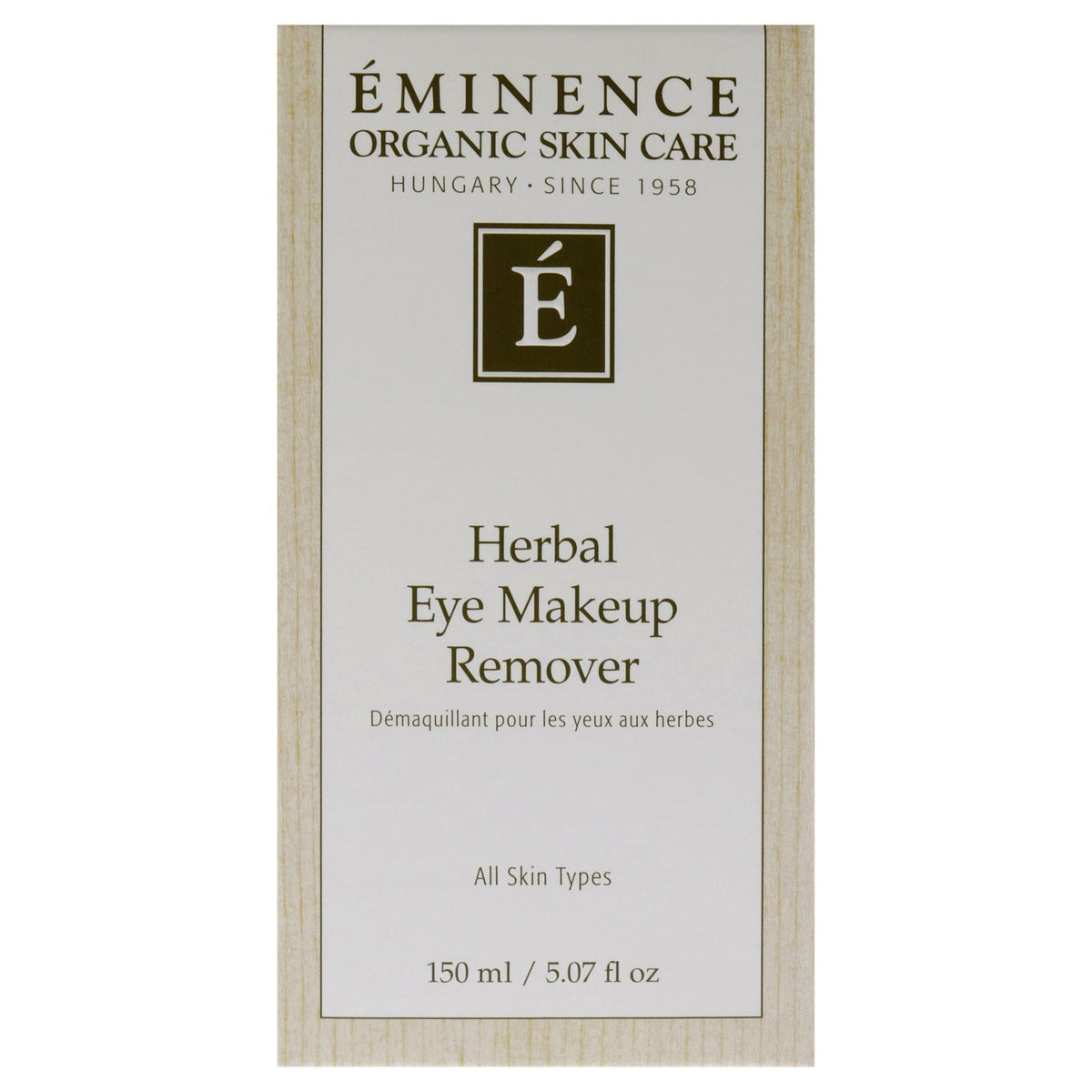 Herbal Eye Makeup Remover by Eminence for Unisex - 5.07 oz Makeup Remover