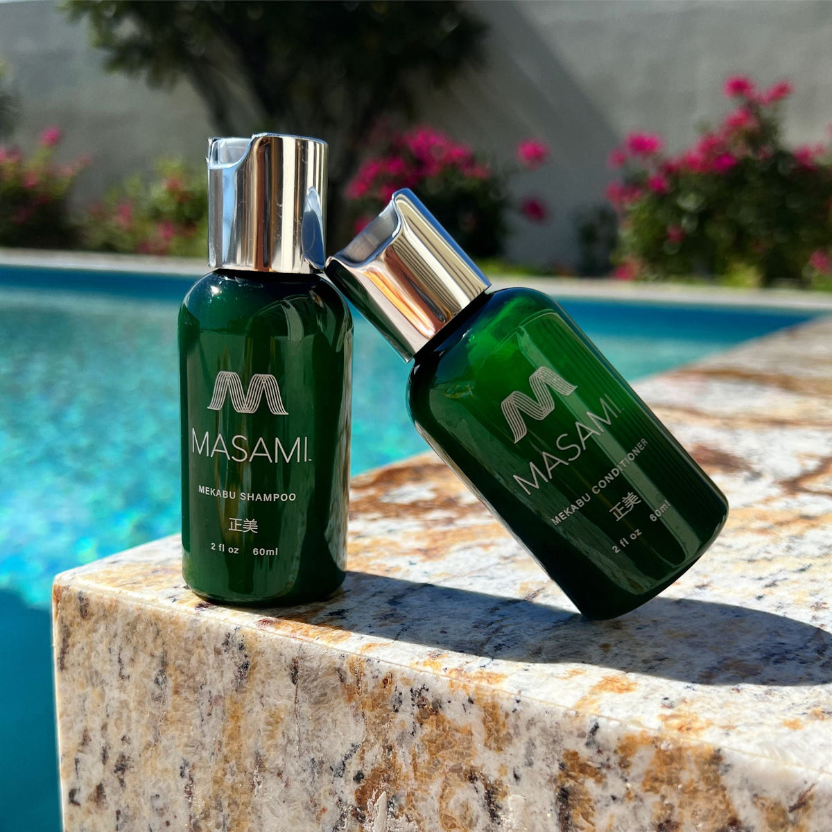 MASAMI Mekabu Hydrating Travel Shampoo &amp; Conditioner