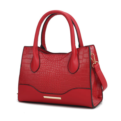MKF Collection Gili Crocodile Embossed Vegan Leather Women Tote Bag by Mia K