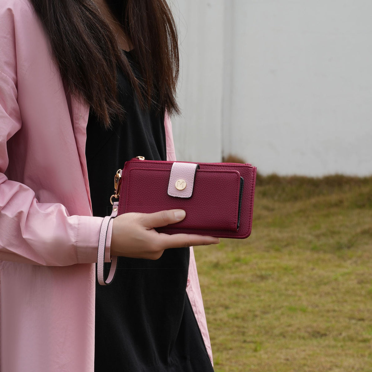 MKF Collection Olympe Vegan Leather Women Wristlet Wallet by Mia K