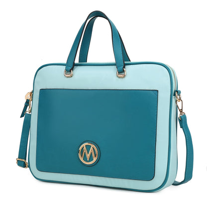 MKF Collection Nina Vegan Leather Women Laptop Case by Mia K