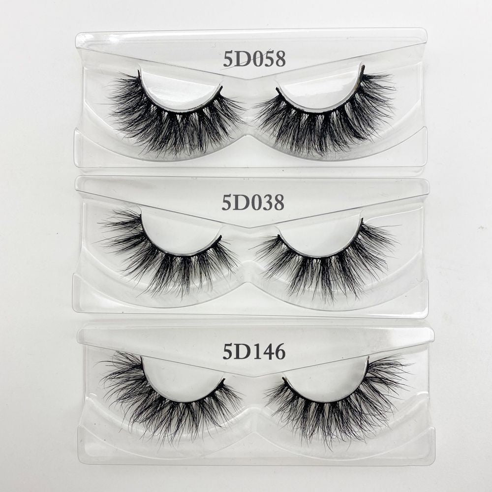 Wholesale 20/30/40/50Pairs Eyelashes 3D Mink Lashes Handmade Fluffy Dramatic Lashes Cruelty Free False Eyelashes Makeup Lashes