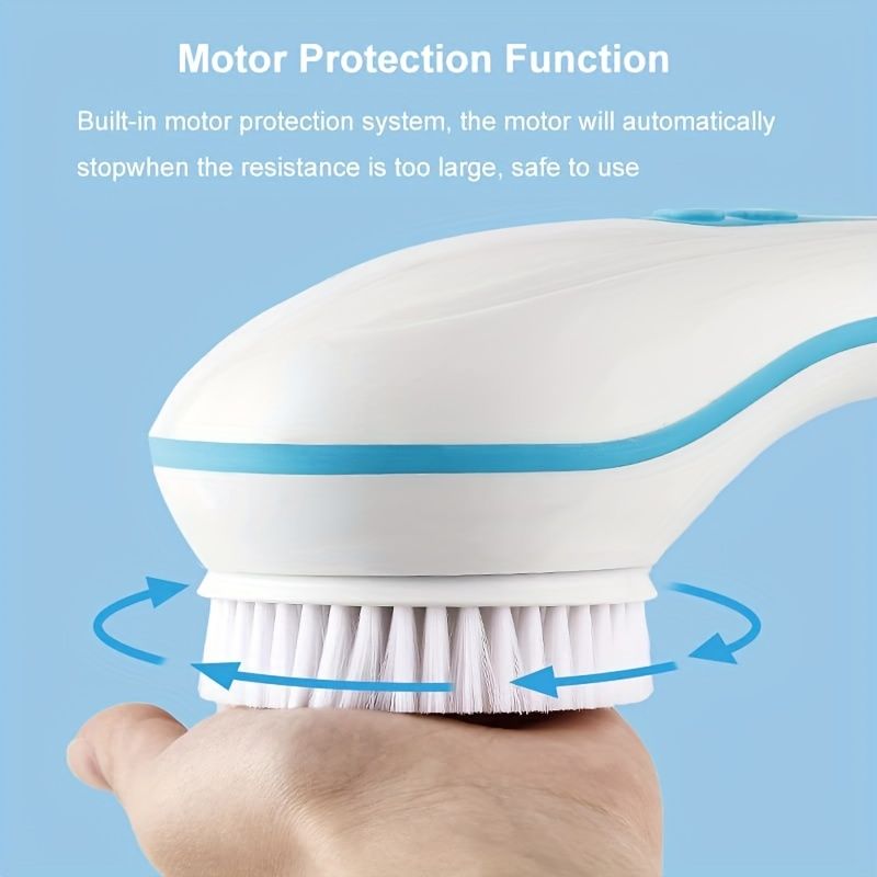 Luxurious Electric Bath Shower Brush: Pamper Yourself with a Relaxing Massage &amp; Exfoliation!