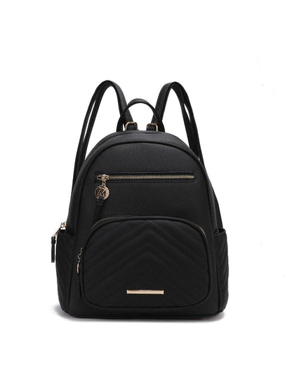 MKF Collection Romana Vegan Leather Women Backpack by Mia k