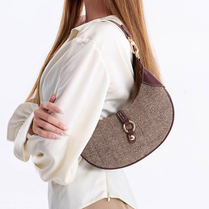 MKF Collection Mire Shoulder Half Moon Bag Fashion and Timeless by Mia K.
