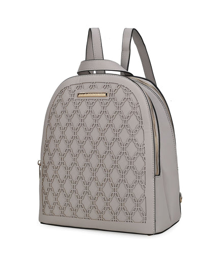 MKF Collection Sloane Vegan Leather Multi-Compartment Backpack by Mia K.