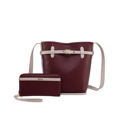 MKF Collection Odette 2-Piece Bucket Bag &amp; Wallet by Mia K