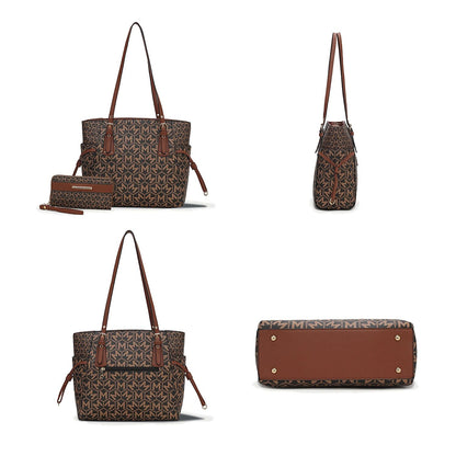 MKF Collection Pauline Tote Bag with Wallet by Mia K