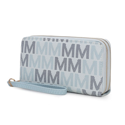MKF Collection Hofstra M Signature Wallet Wristlet by Mia k