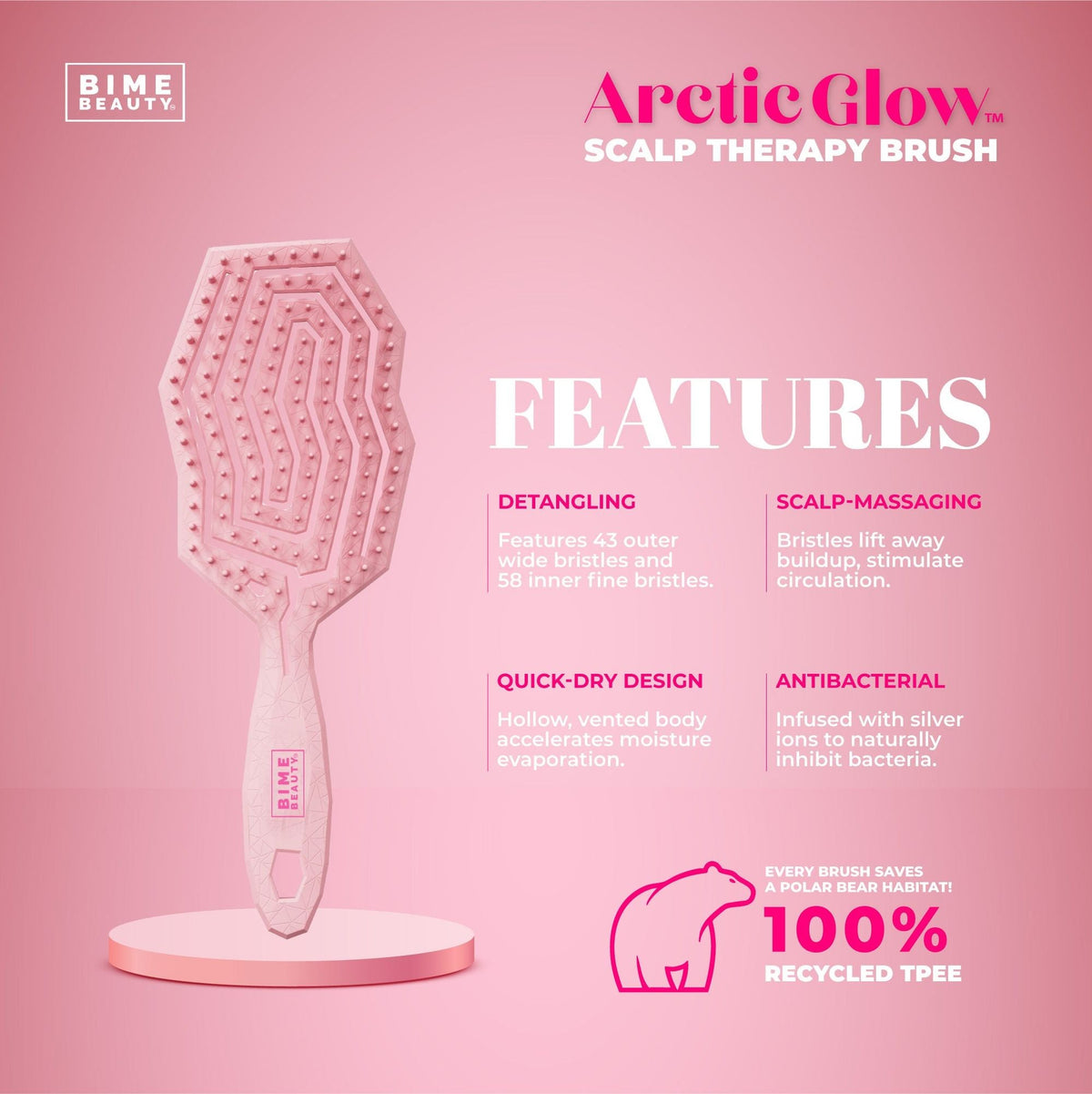 ArcticGlow™ Scalp Therapy Brush