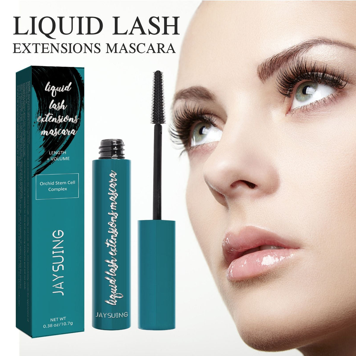 Jaysuing Maa Cream, Long, Thin, Thick, Curling Eyelashes Will Hold The Makeup Naturally Without Blending Black Maa
