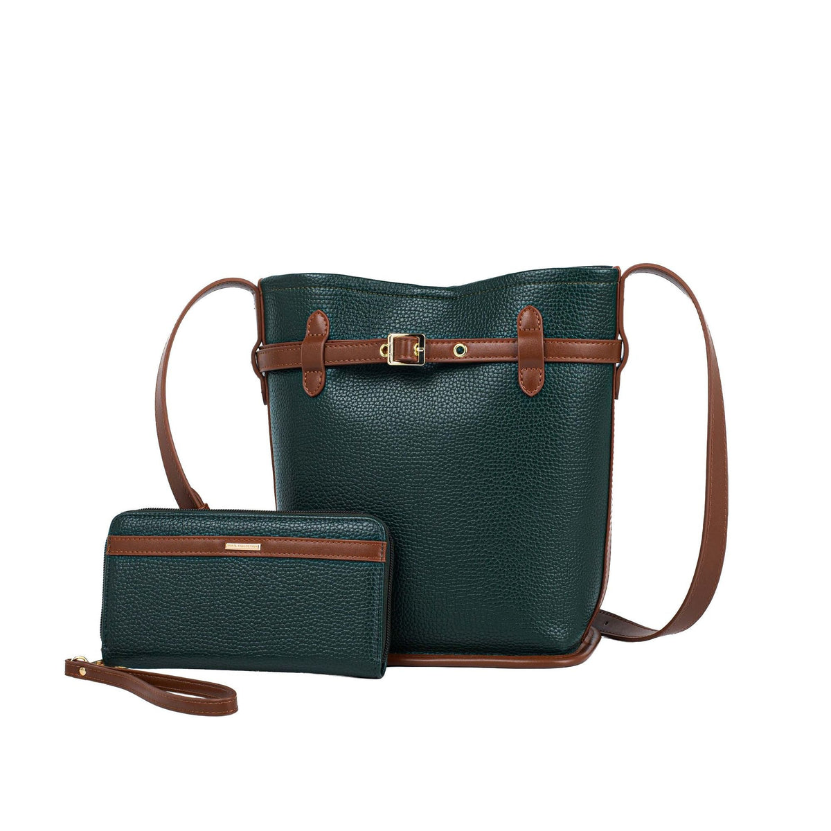 MKF Collection Odette 2-Piece Bucket Bag &amp; Wallet by Mia K