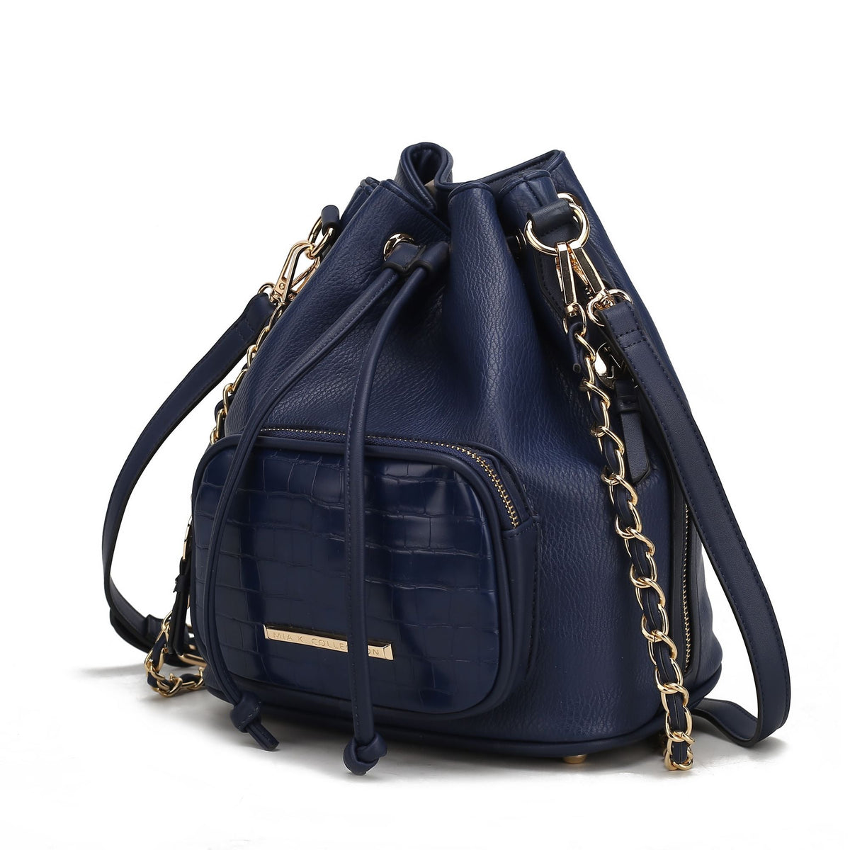 MKF Collection Azalea Vegan Leather Women Bucket Bag by Mia K