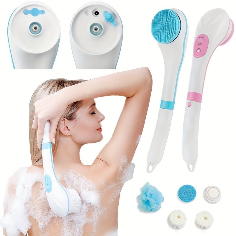 Luxurious Electric Bath Shower Brush: Pamper Yourself with a Relaxing Massage &amp; Exfoliation!