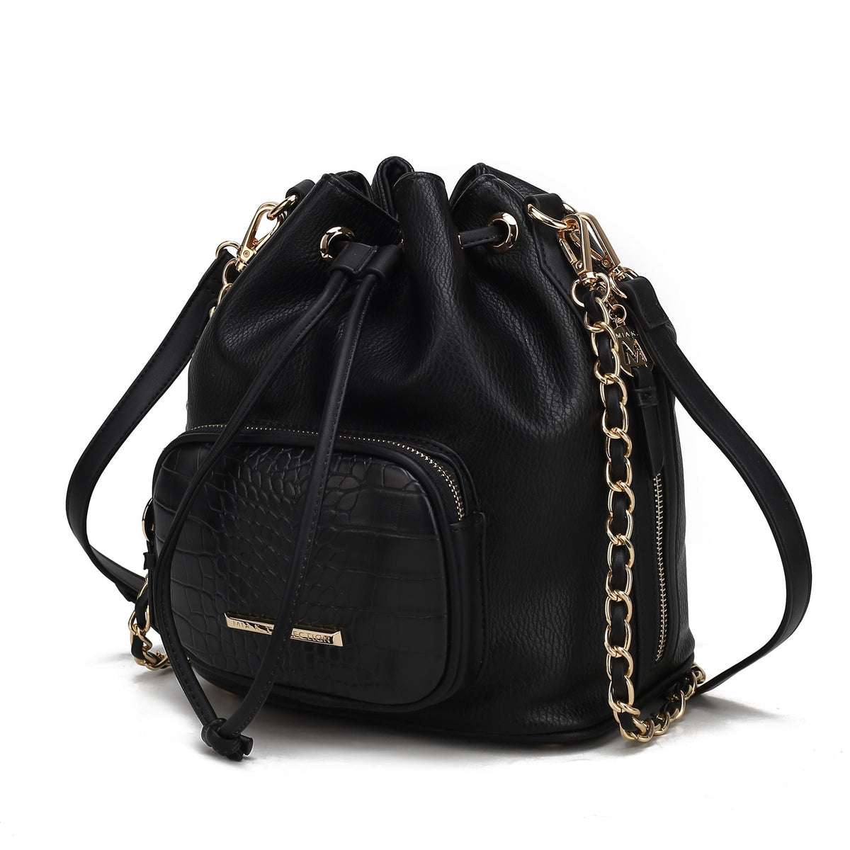 MKF Collection Azalea Vegan Leather Women Bucket Bag by Mia K
