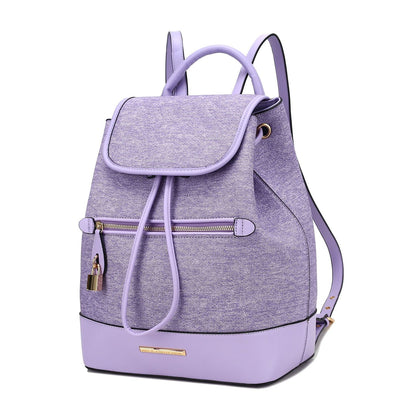 MKF Collection Porsha Vegan Leather Women Backpack by Mia K