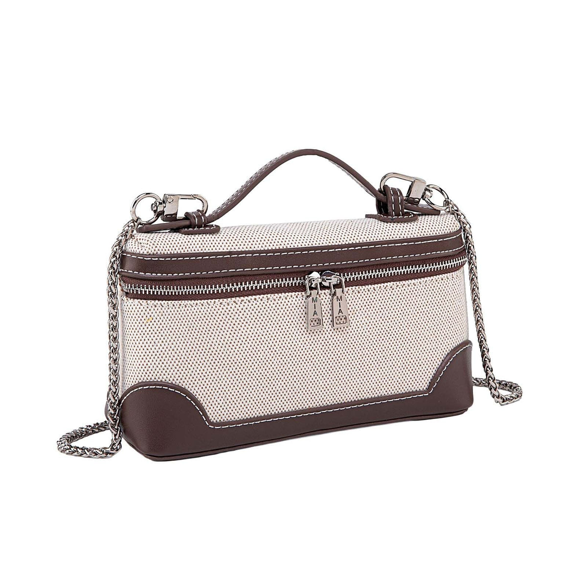 MKF Collection Zinnia Faux Leather Crossbody Shoulder Bag by Mia K