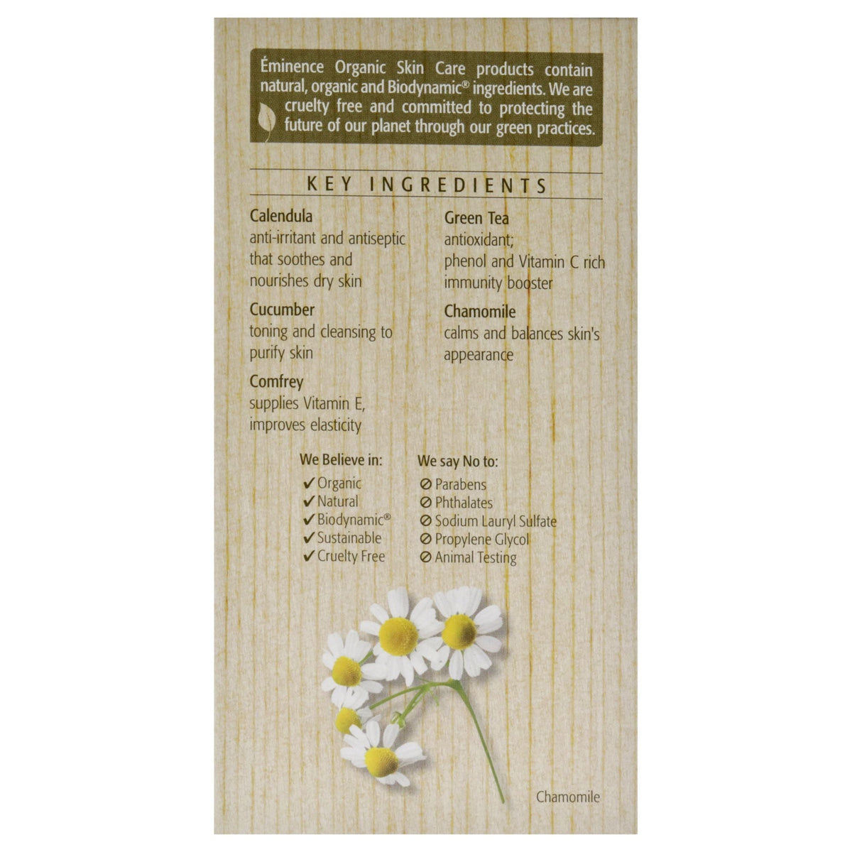 Herbal Eye Makeup Remover by Eminence for Unisex - 5.07 oz Makeup Remover