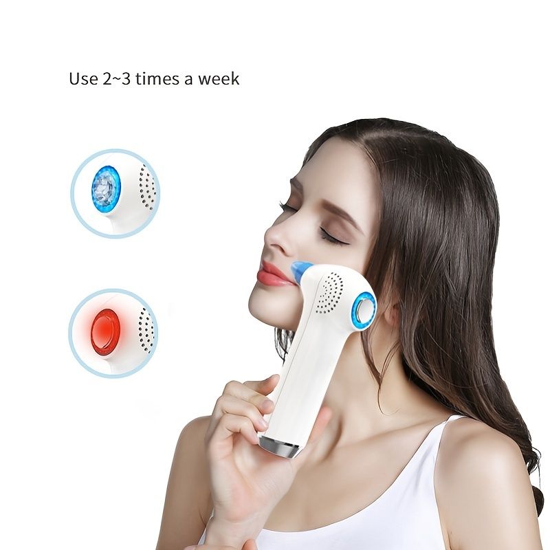 1pc Blackhead Remover Pore Vacuum Hot &amp; Cold Compress; Blackhead Remover Pore Vacuum; Upgraded Facial Pore Cleaner