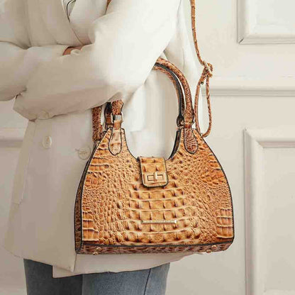 MKF Collection Ava Faux Crocodile-Embossed Tote by Mia K