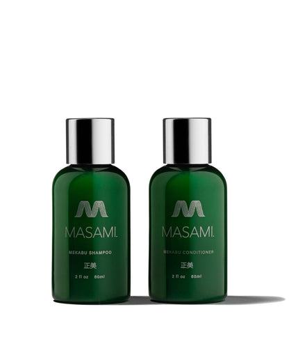 MASAMI Mekabu Hydrating Travel Shampoo &amp; Conditioner