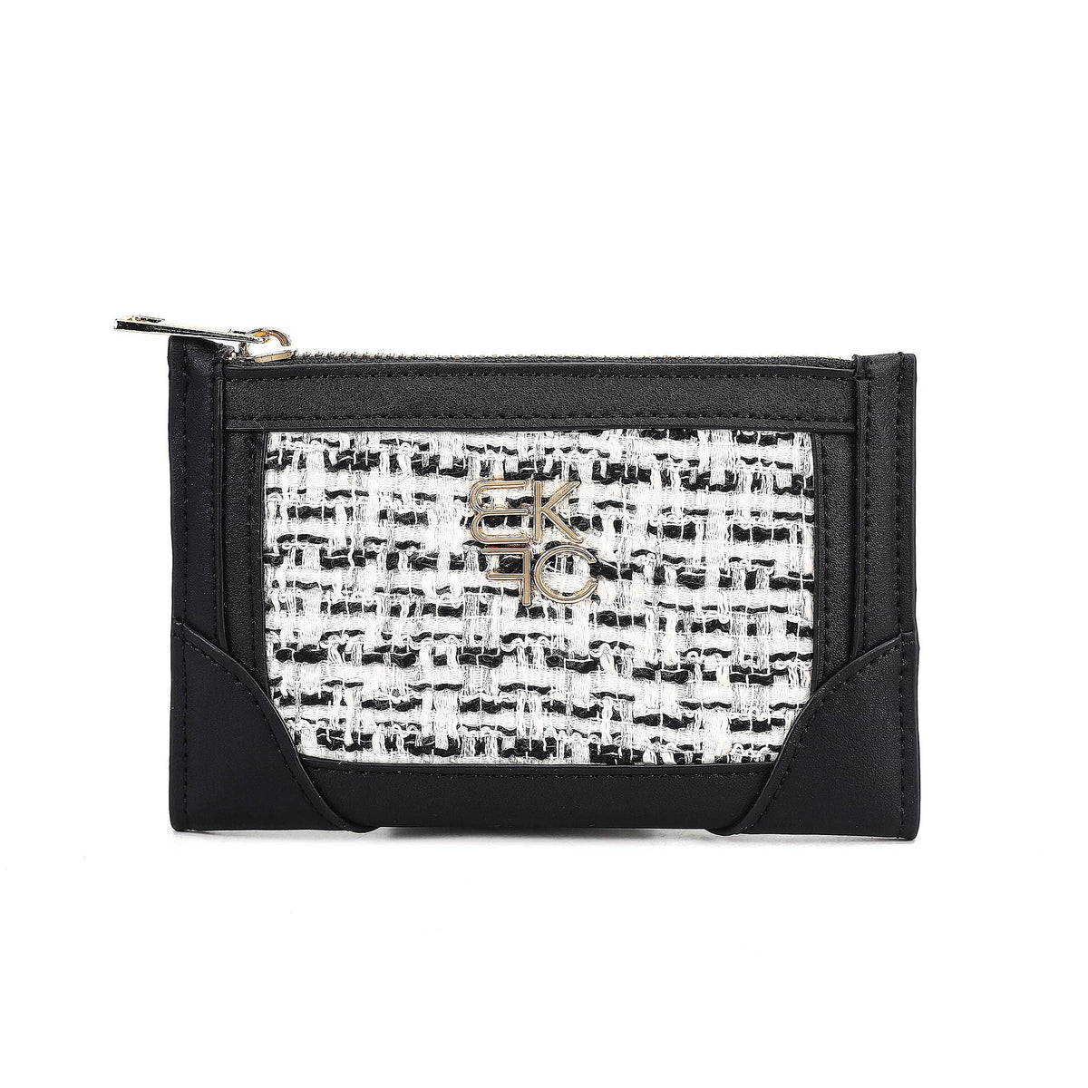 MKF Collection Sonnet Bi-Fold Wallet with Zip Coin Pocket for Women by Mia K